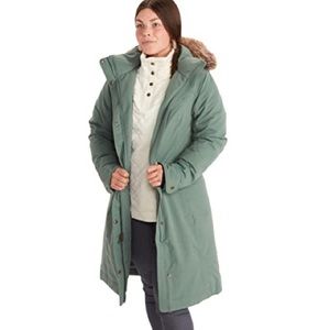 NWTs Marmot Women’s Chelsea Down Jacket. Urban Army. Small